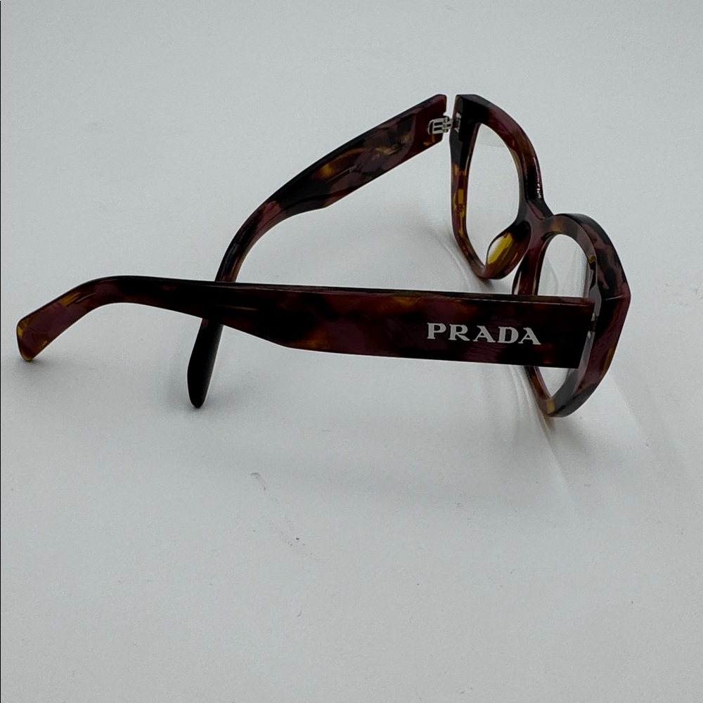 Prada Brown and purple Patterned Eyeglasses - Picture 3 of 7